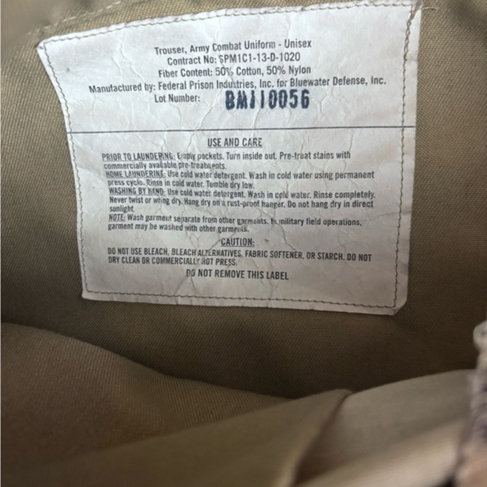 Army Combat Uniform Trouser Pants Small Reg (31x32)‎ Digital Camo Cargo Lot x2 - Picture 4 of 12